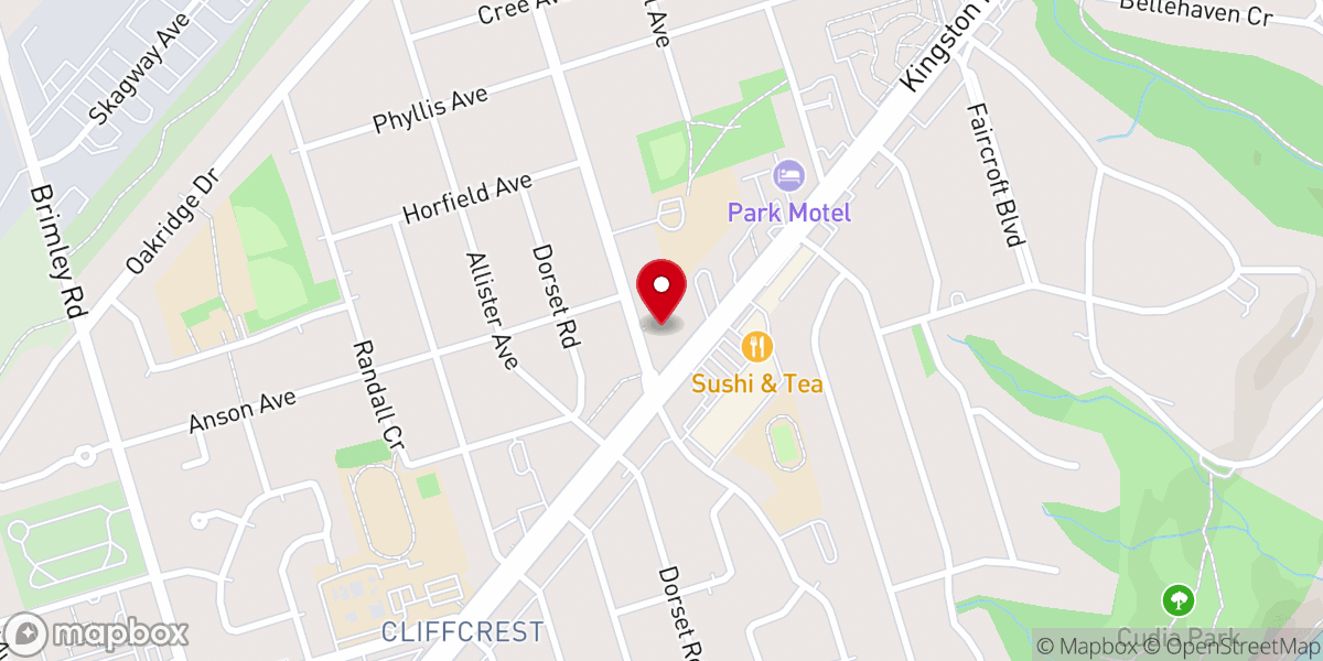 Map showing location of Joy City Church