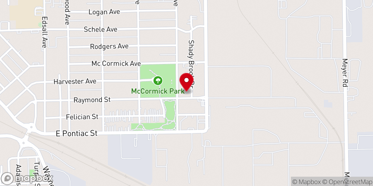 Map showing location of Unity Worship Center Inc