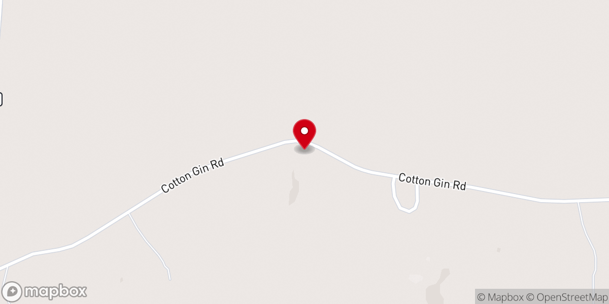 Map showing location of Lone Star Church