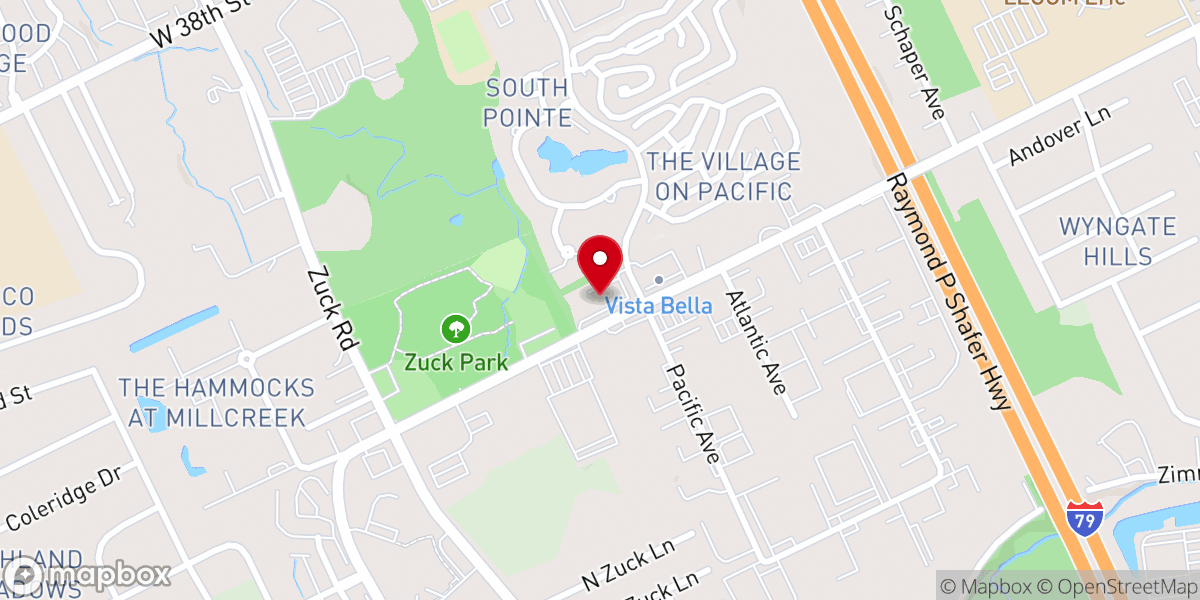 Map showing location of Abiding Hope Lutheran Church