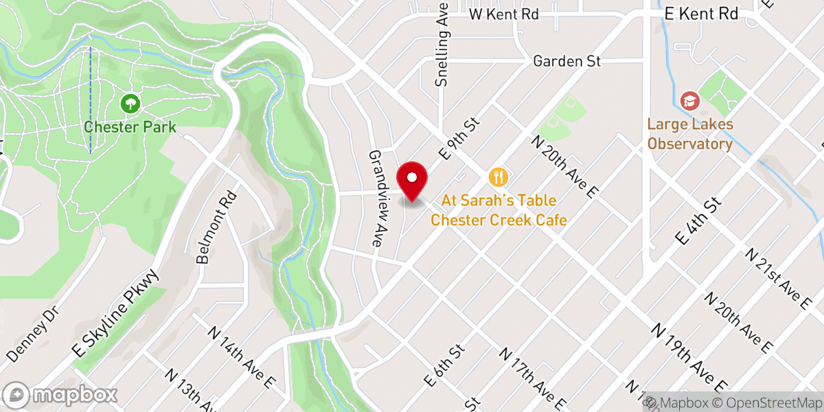Map showing location of Rock Hill Community Church - Chester Park