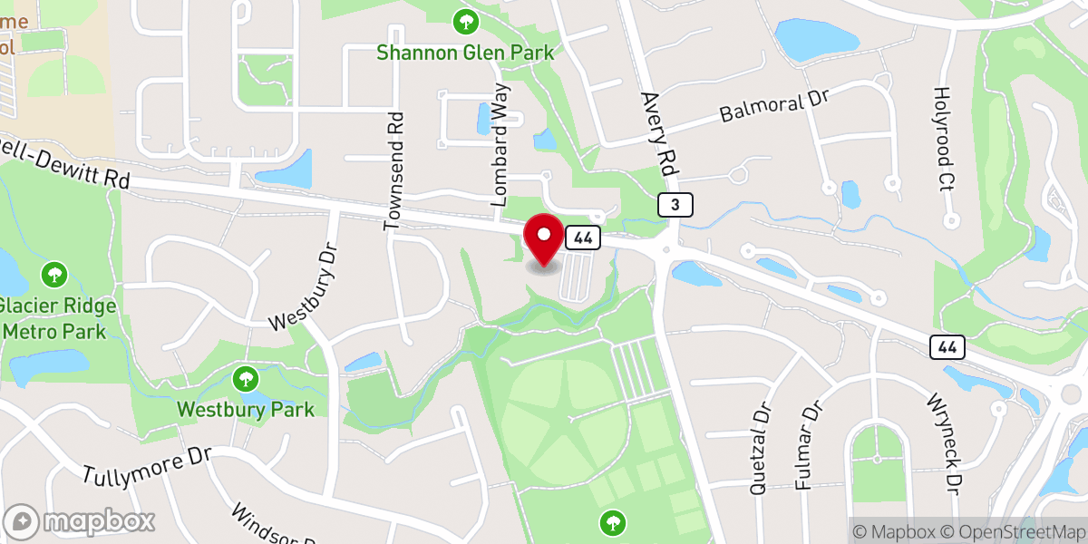 Map showing location of Indian Run United Methodist Church