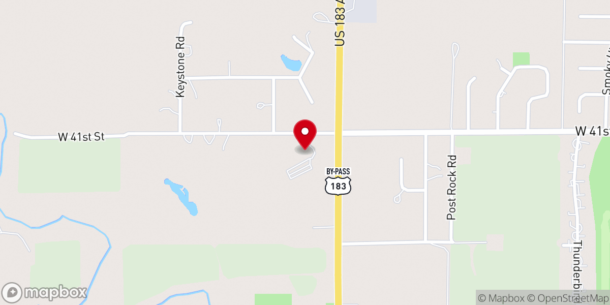 Map showing location of Westview Church