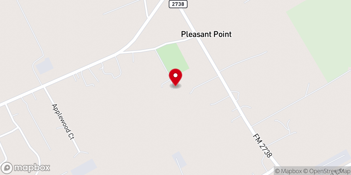 Map showing location of Blessed Hope Baptist Church