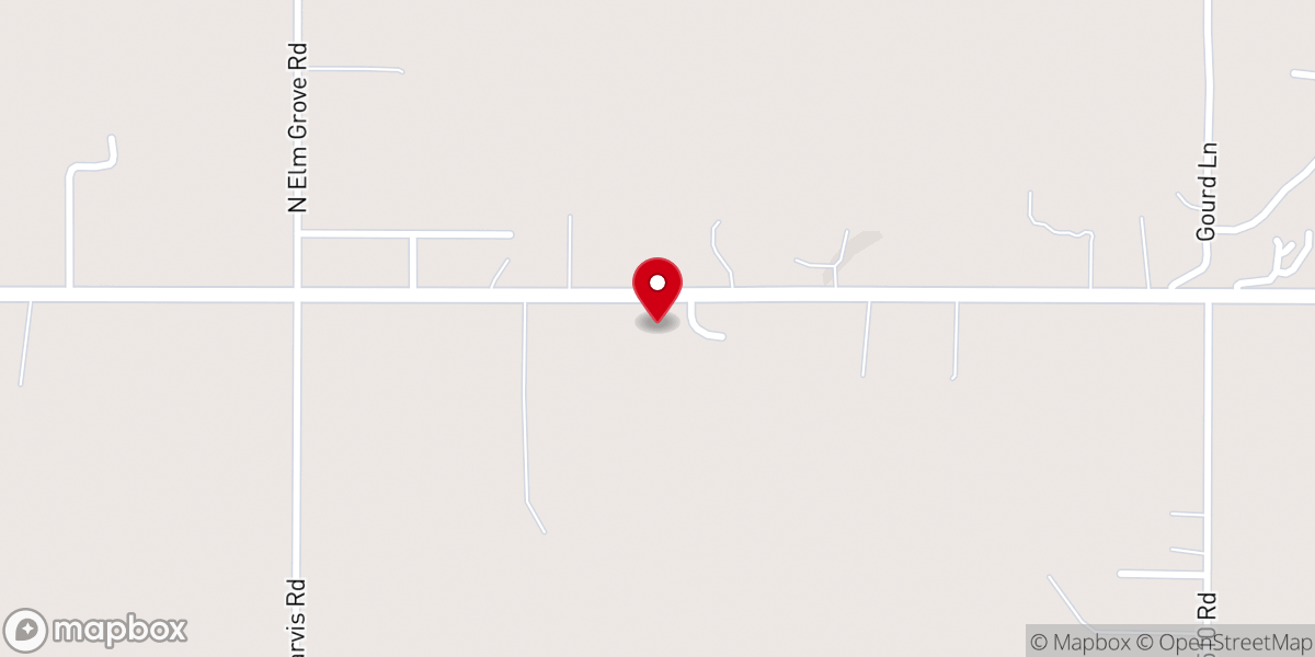 Map showing location of Exciting Southeast Baptist Church