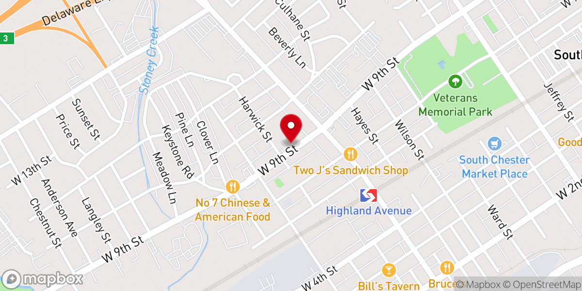 Map showing location of Cornerstone Christian Ministries