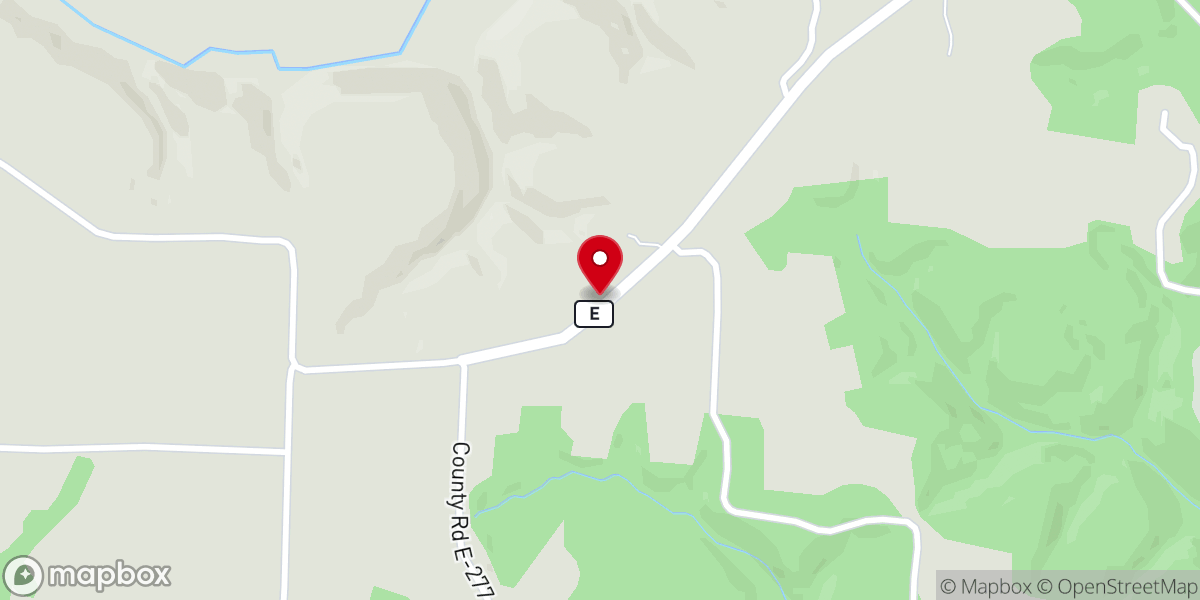 Map showing location of Mount Ararat Church