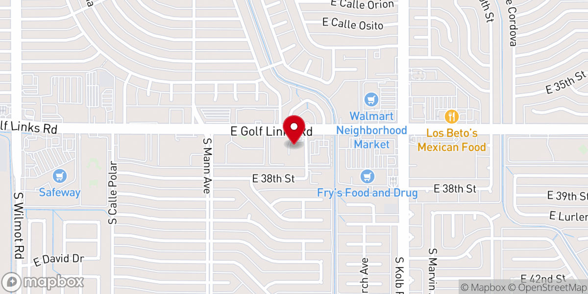 Map showing location of River of Life Baptist Church
