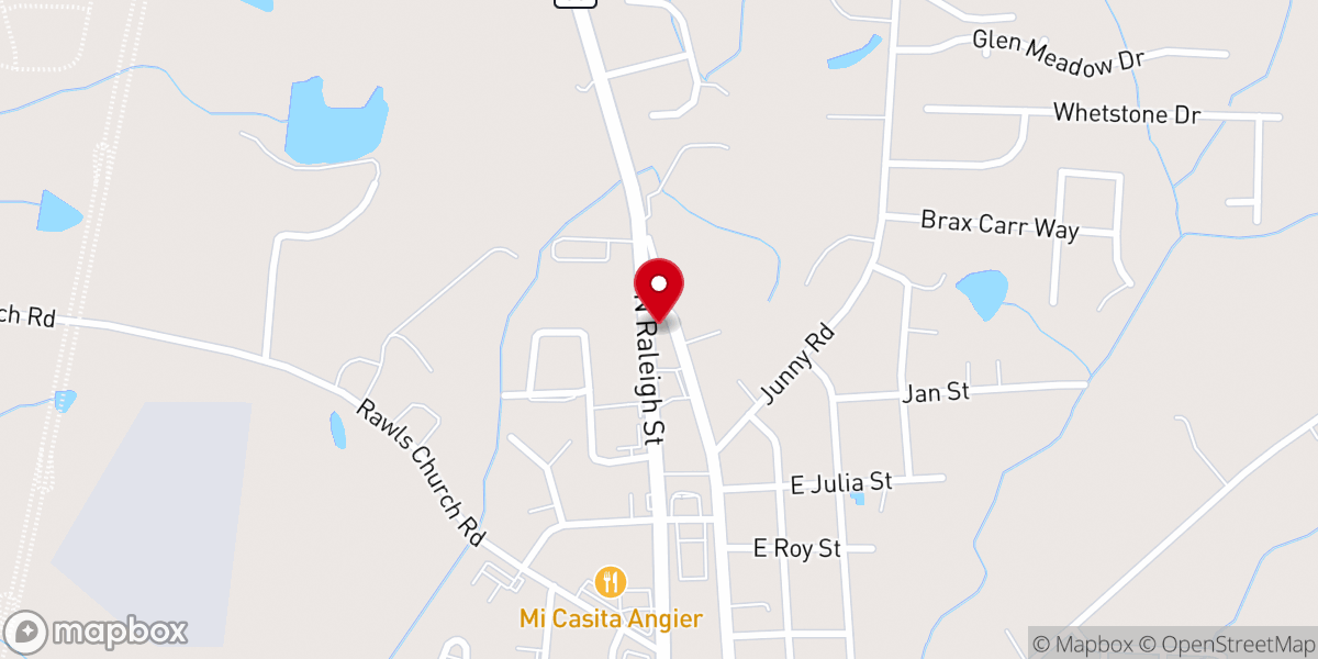 Map showing location of Black River Grave Church