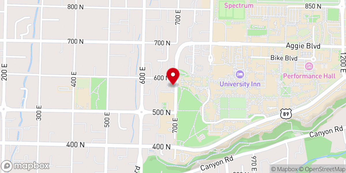 Map showing location of Holy Trinity Lutheran Church