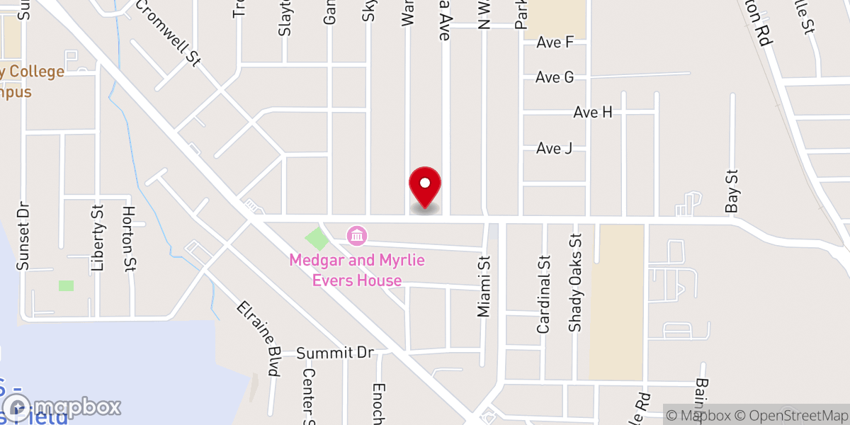 Map showing location of Upper Shady Grove Church