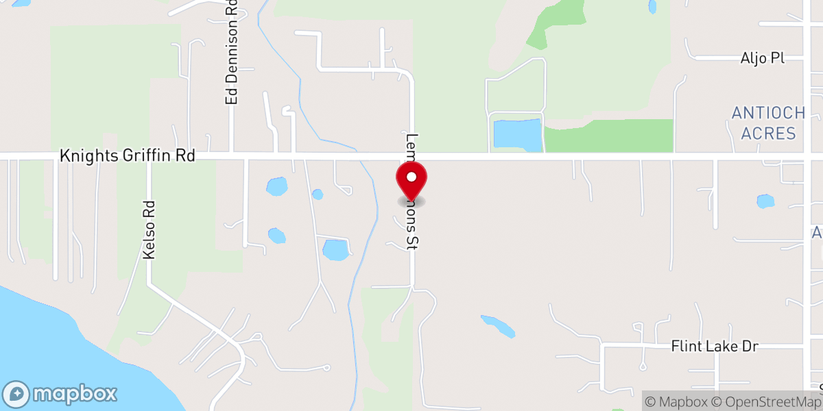 Map showing location of Southern Streams Ranch