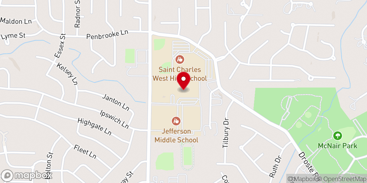 Map showing location of River City Church