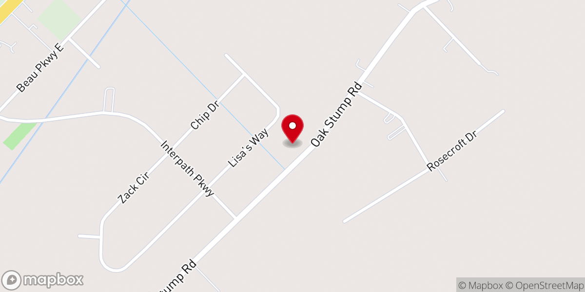 Map showing location of Harvest Christian Fellowship