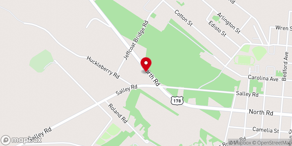 Map showing location of Allen Ronald W