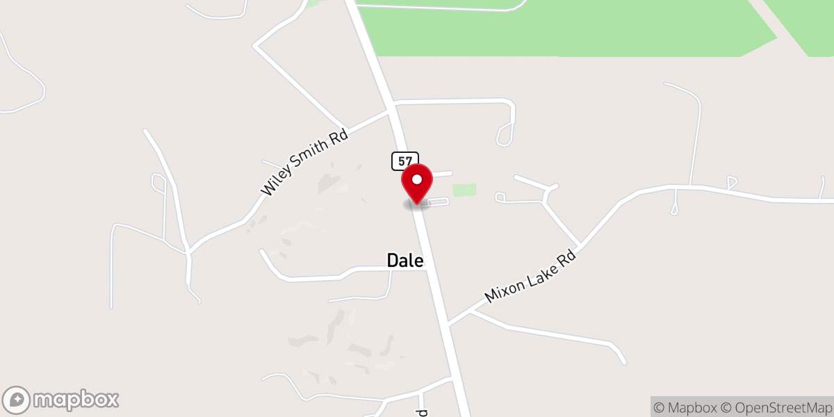 Map showing location of First Jesus Name Church