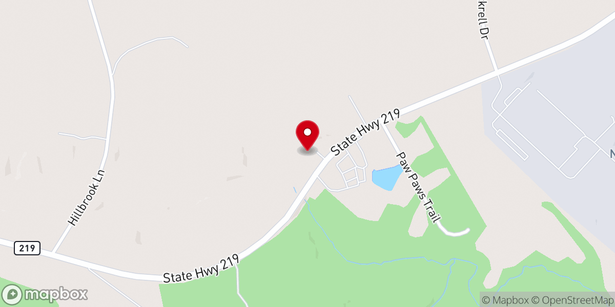 Map showing location of Saint Mathews AME Church