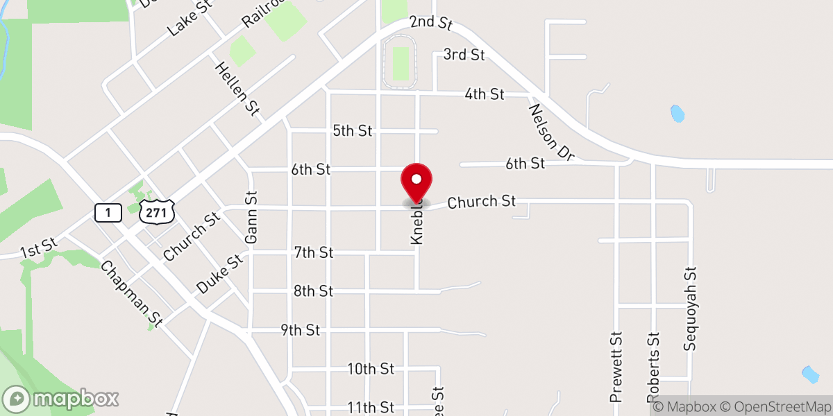 Map showing location of 904 church street