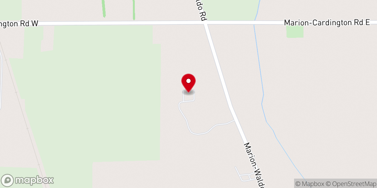 Map showing location of Family Life Church