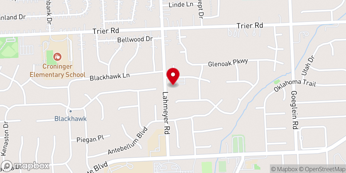 Map showing location of Zo Christian Church Fort Wayne