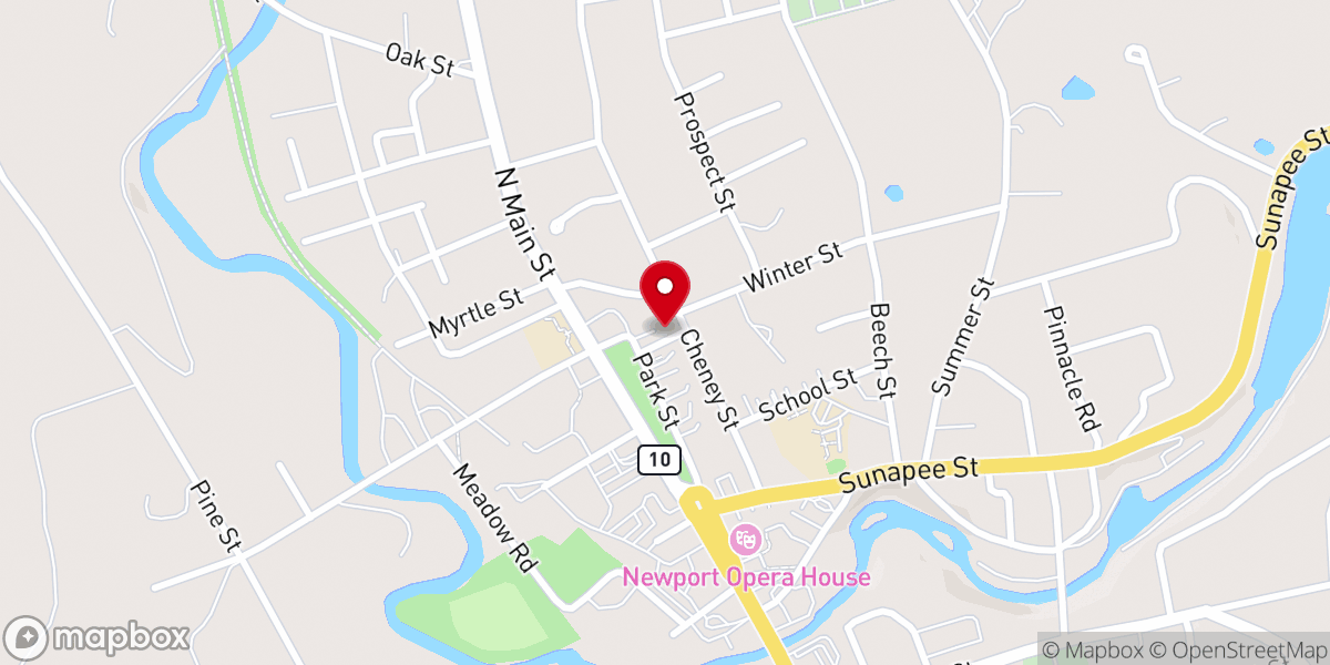 Map showing location of Episcopal Church-The Epiphany