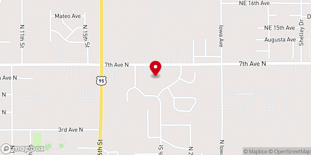 Map showing location of Payette Church of the Nazarene