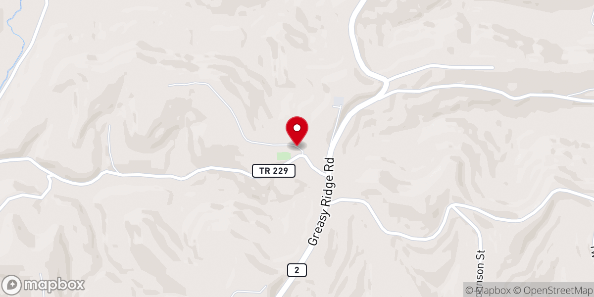 Map showing location of Pomaria Missionary Baptist Church