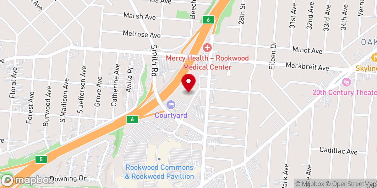 Map showing location of Inner Circle Cincinnati Inc