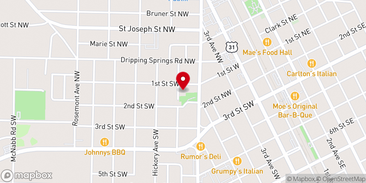 Map showing location of Stoney Creek Outreach