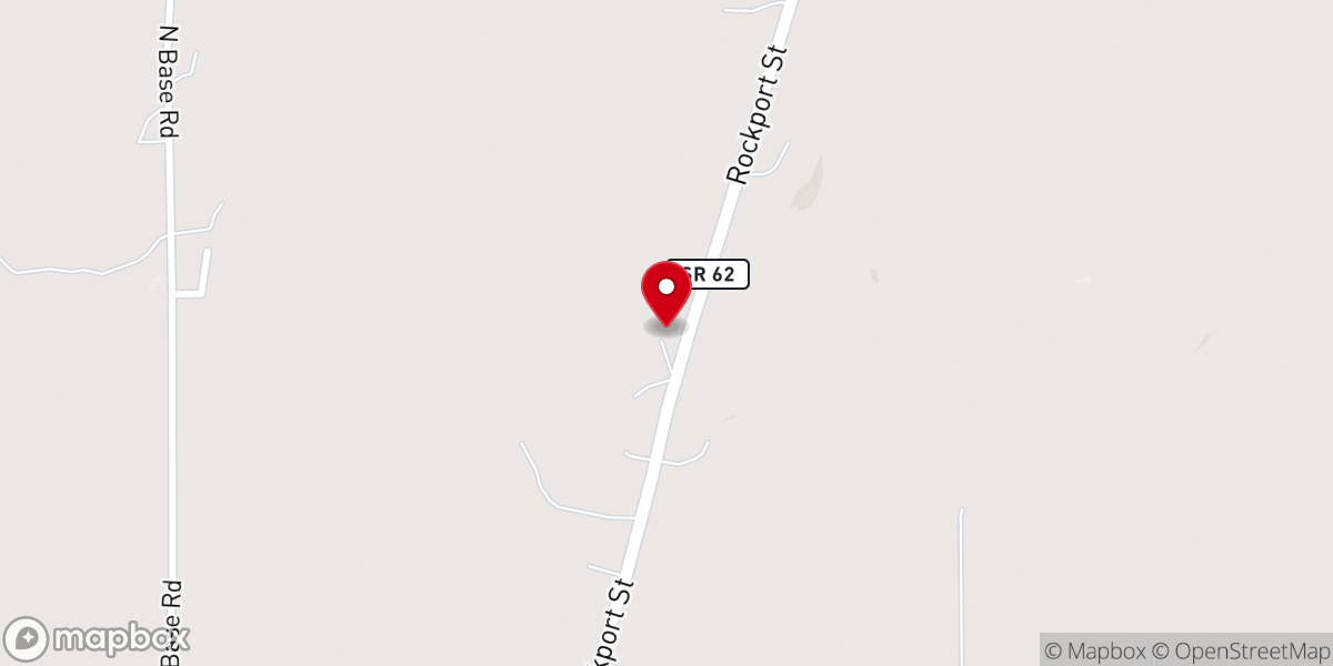 Map showing location of Mount Olive Church