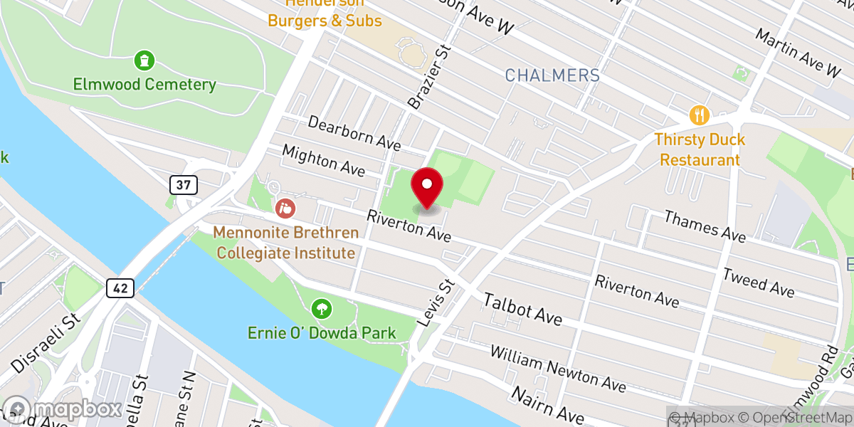 Map showing location of Riverwood Church Community - Factory