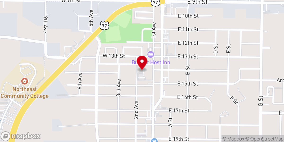 Map showing location of St. Michael's Catholic School