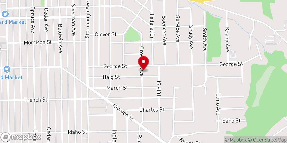 Map showing location of Delacruz Angel L