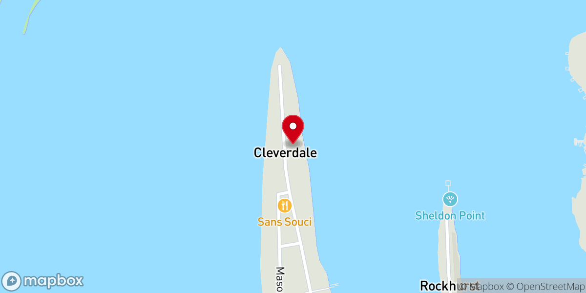 Map showing location of Lakeside Chapel