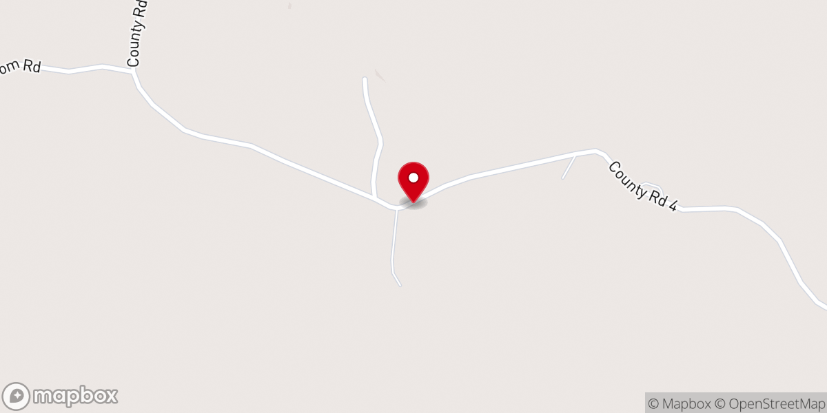 Map showing location of Cherry Grove Church