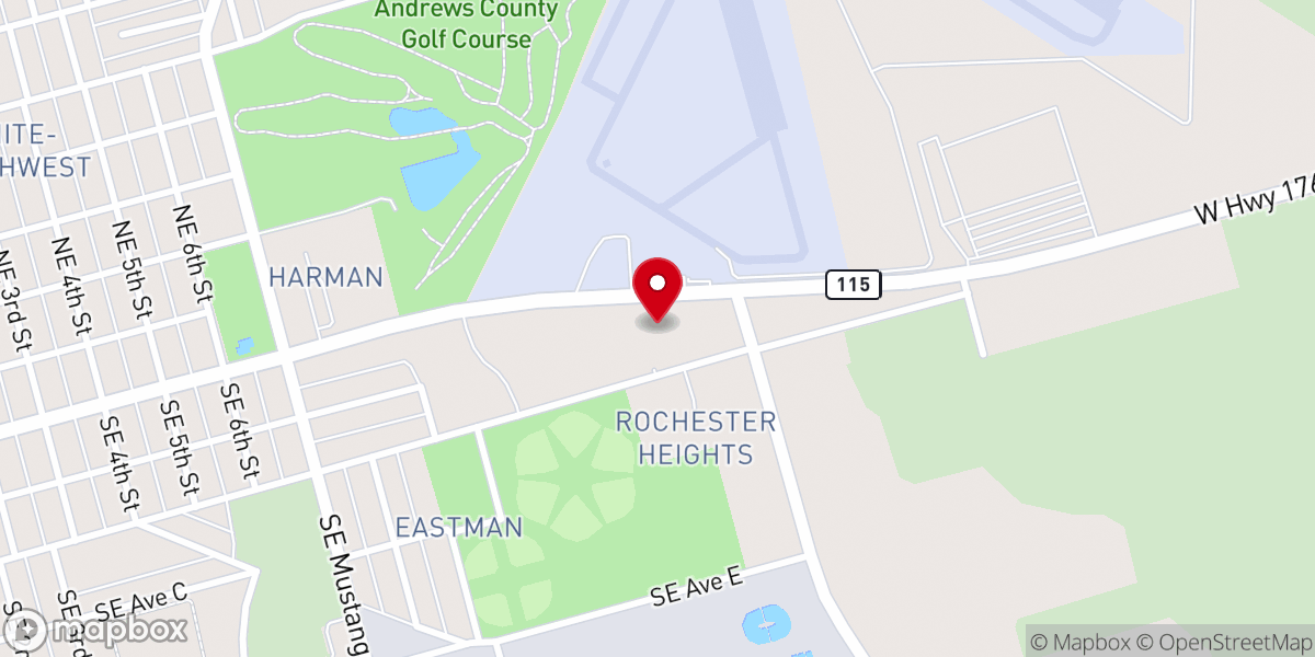 Map showing location of River of Life Worship Center