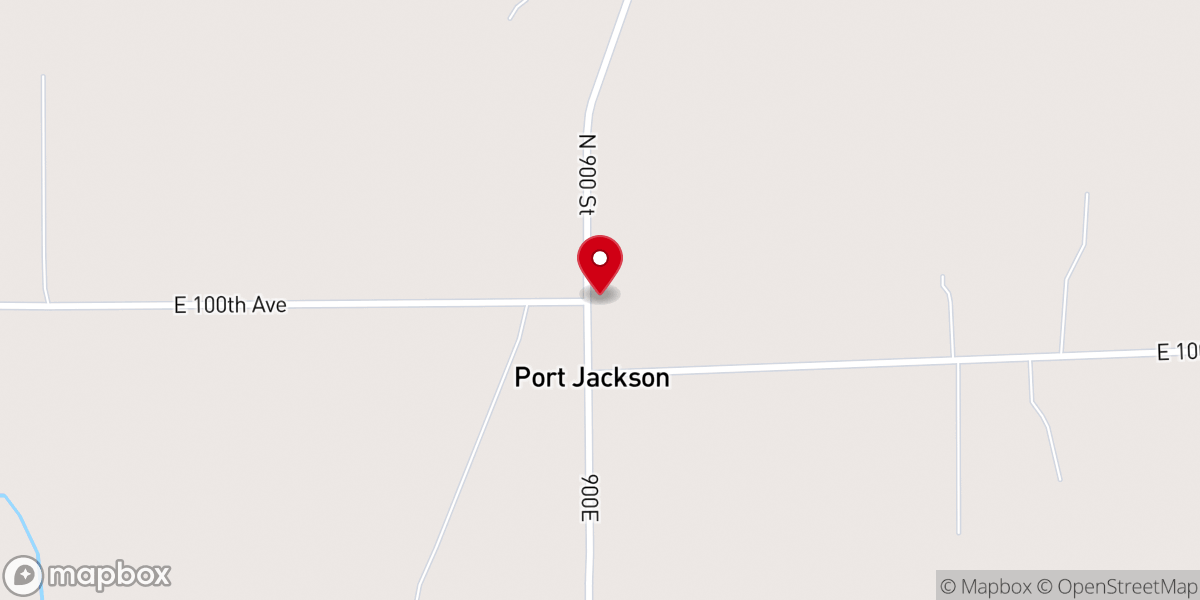 Map showing location of Oak Ridge United Methodist Church