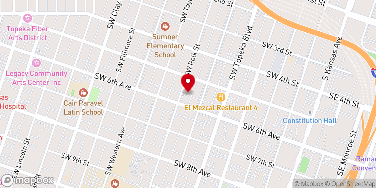 Map showing location of Harvest Family Fellowship