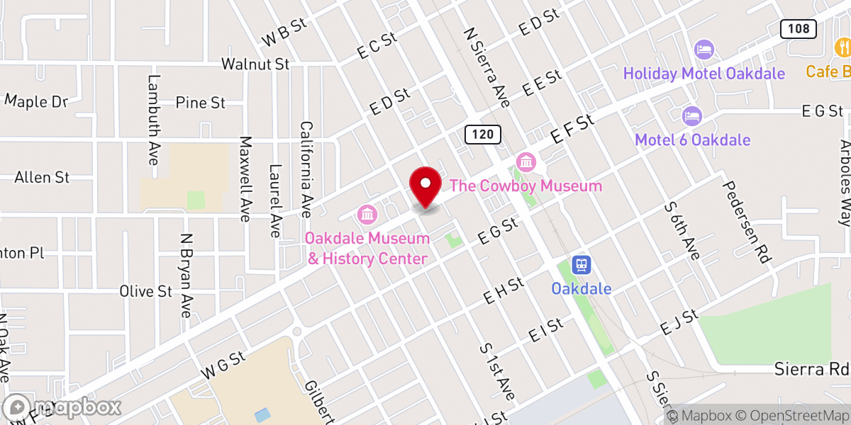 Map showing location of Saint Matthias Anglican Church