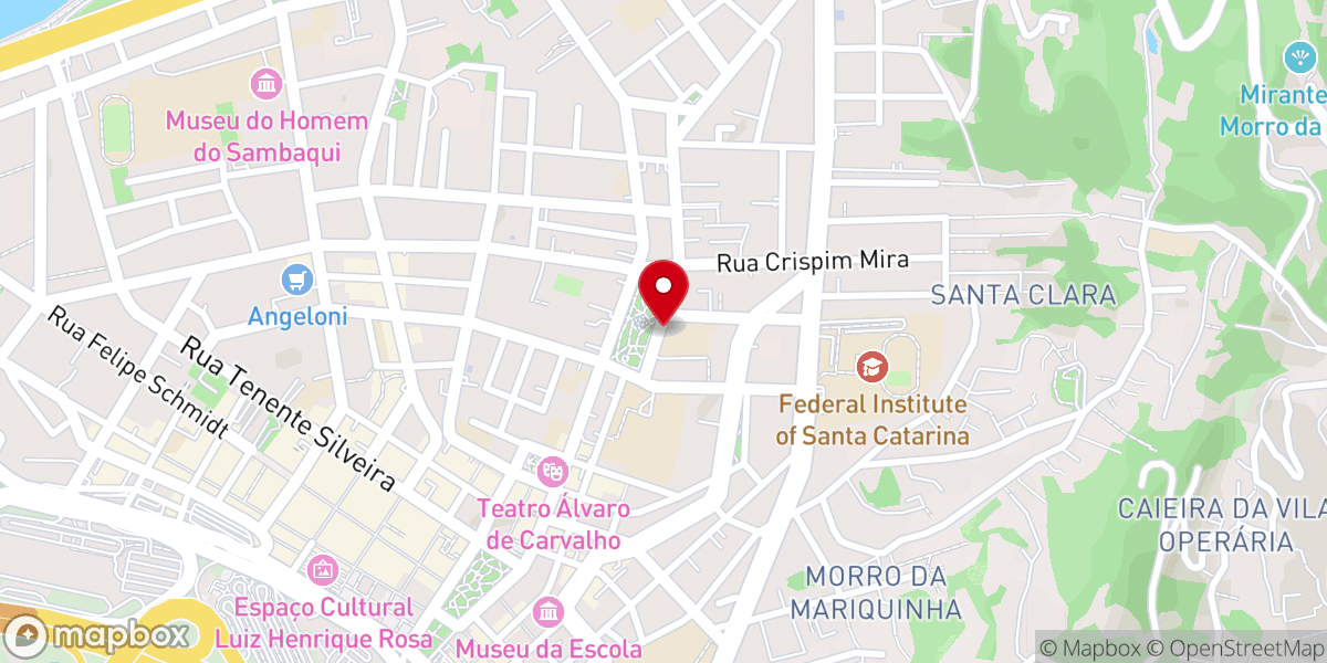 Map showing location of IDES - Capela do Divino Espírito Santo