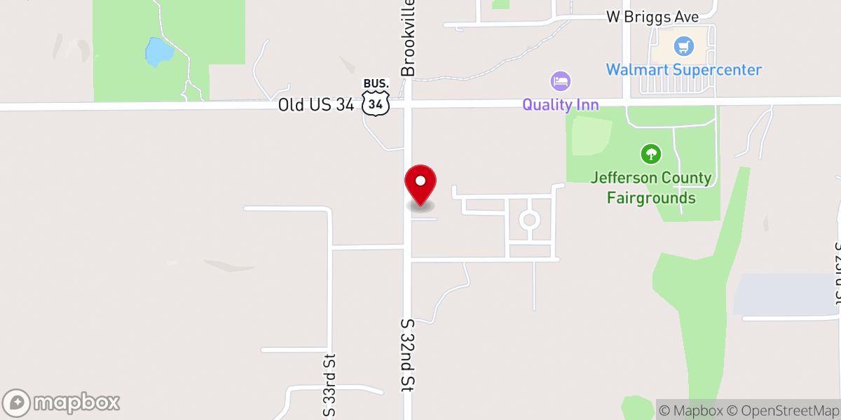 Map showing location of Suburban Heights Baptist Church