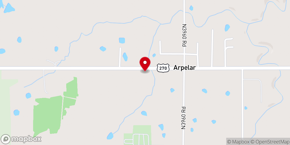 Map showing location of Arpelar Faith Assembly of God