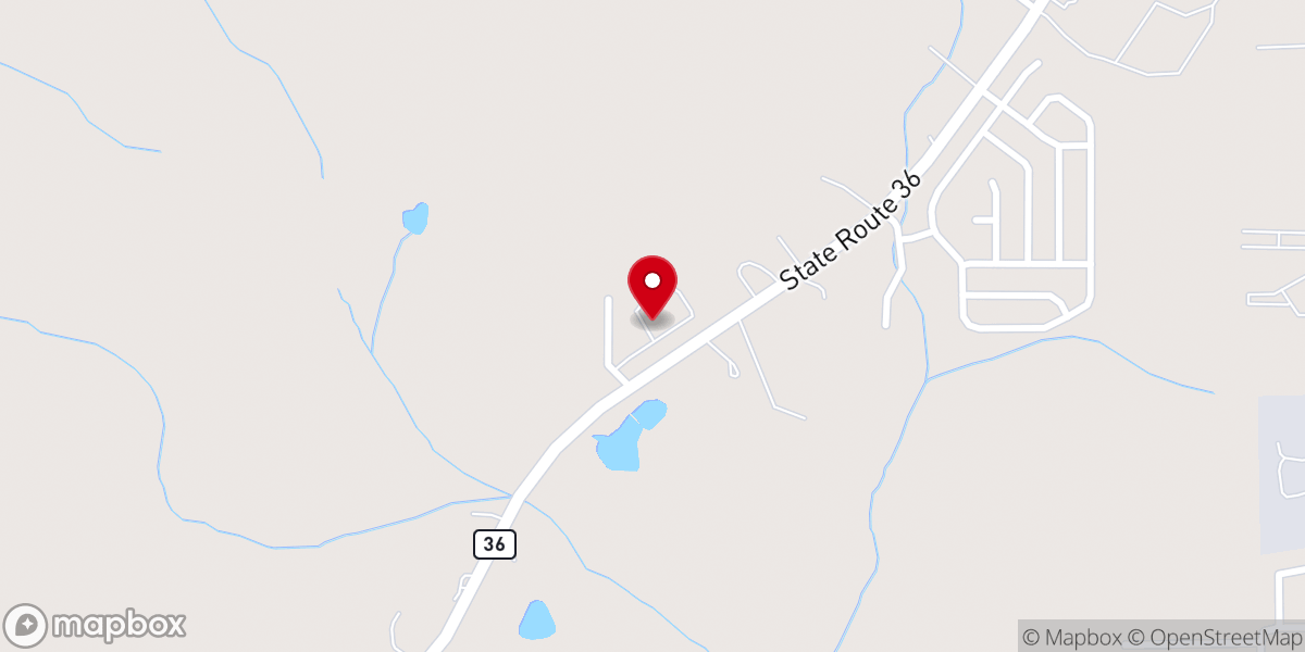 Map showing location of Joshua's Place Church