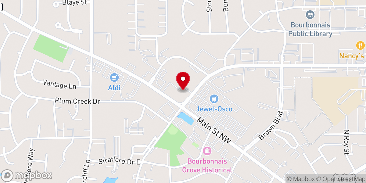 Map showing location of Grace Community United Methodist