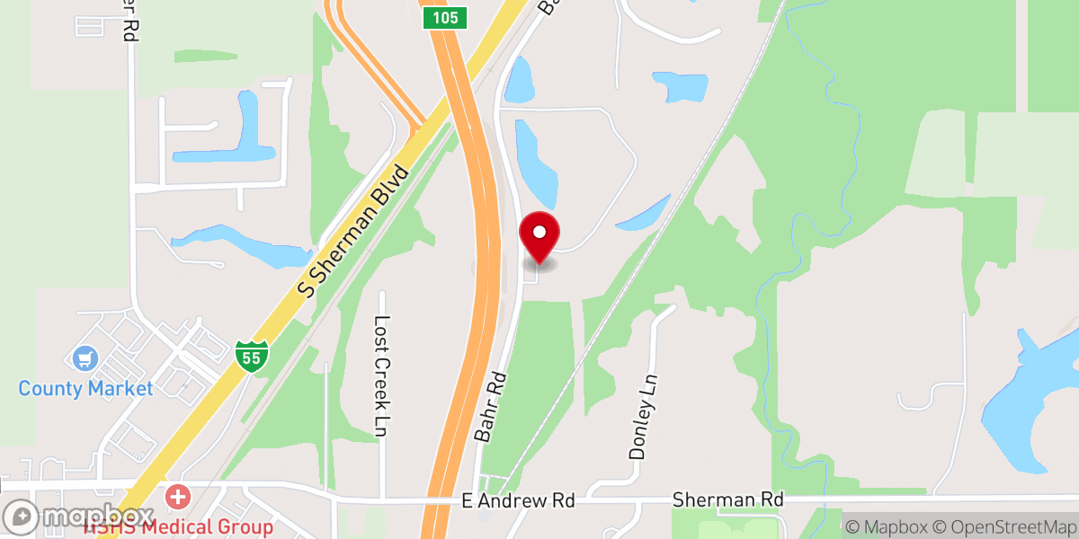 Map showing location of Faith Outreach Christian Center