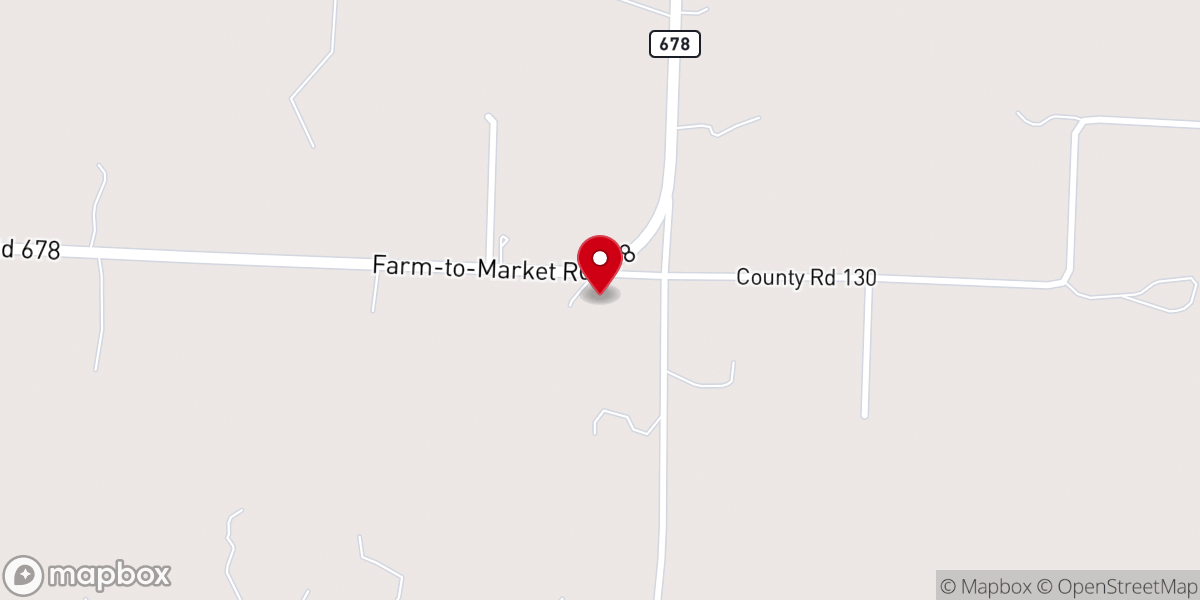 Map showing location of Vilott Baptist Church