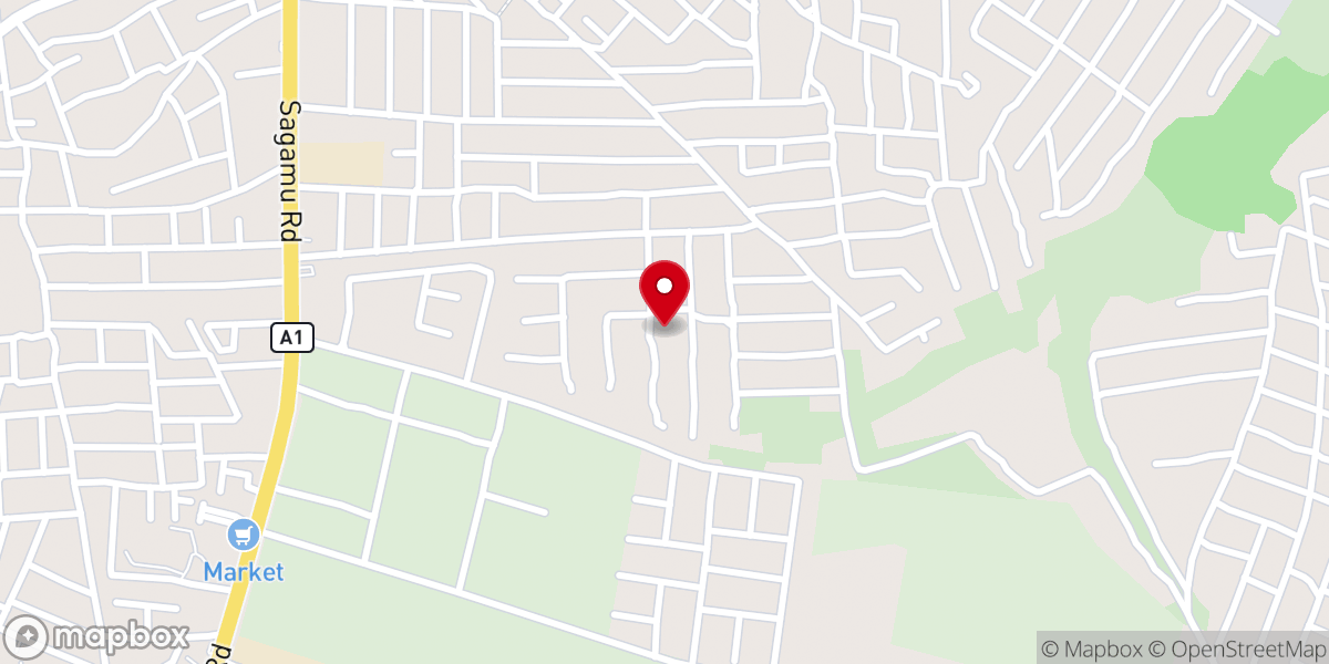 Map showing location of RCCG TRINITY HALL ASSEMBLY, AREA 33, LP 33