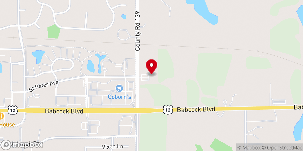 Map showing location of Delano United Methodist Church
