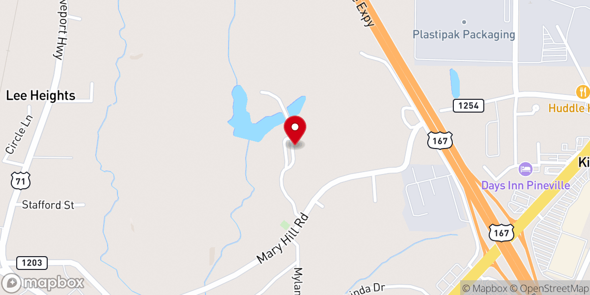 Map showing location of Maryhill Seminary