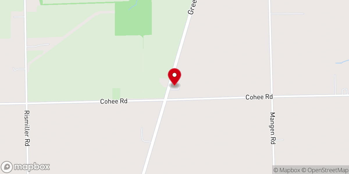 Map showing location of St Paul Lutheran Church